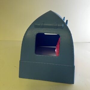 Fisher Price Loving Family Blue Tent Pink Curtains‎ 1994 Camping